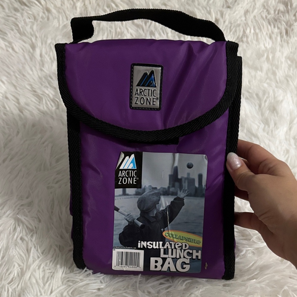 Arctic Zone Purple Insulated Lunch Bag